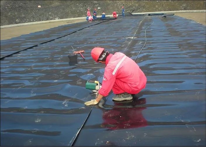 0.5mm 0.75mm 1mm 1.5mm 2.0mm Anti-Seepage Waterproof Geomembrane for Pond Liner Landfill Mining Water Liner