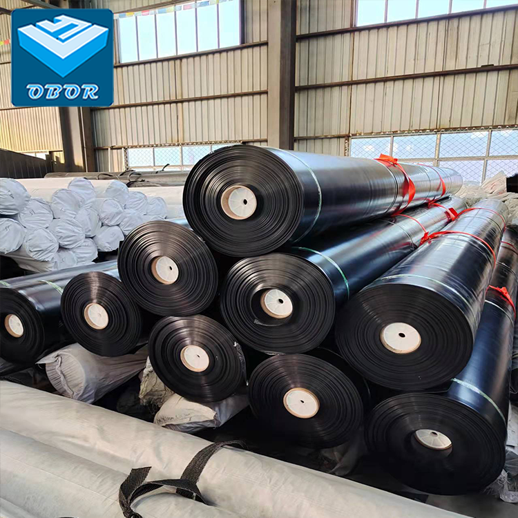 30mils 40 Mils 50mils Raw Material Geomembrane HDPE PE Fish Farm Pond Liners for Aquaculture in Indonesia