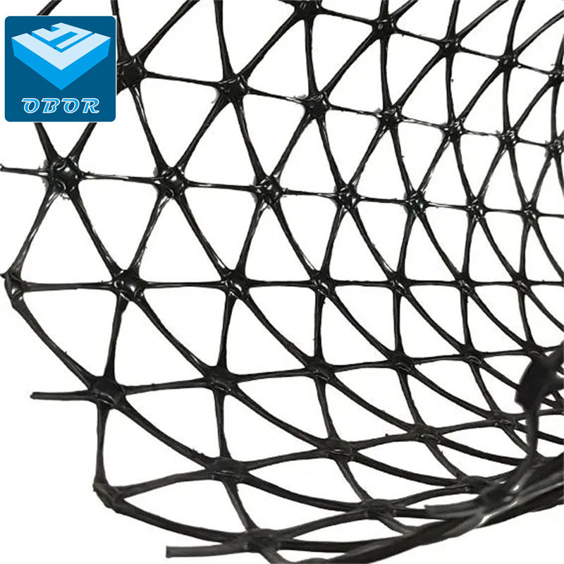 Road Reinforcement 60-60kn Geogrids Fiberglass Mesh Biaxial Triaxial Driveway Geogrid for Soil Stabilization Geogrid Prices
