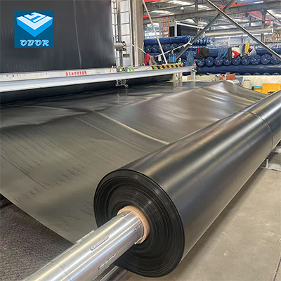 HDPE Pond Liner 0.75mm Smooth Textured 10m Width HDPE Geomembrane Wholesale Price